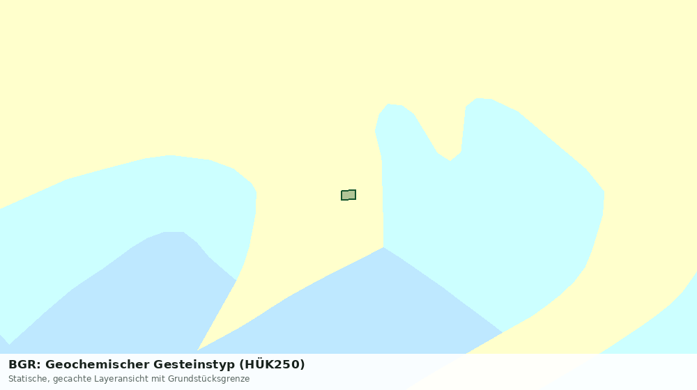 Statische Kartenansicht: BGR: Geochemischer Gesteinstyp (HÜK250)