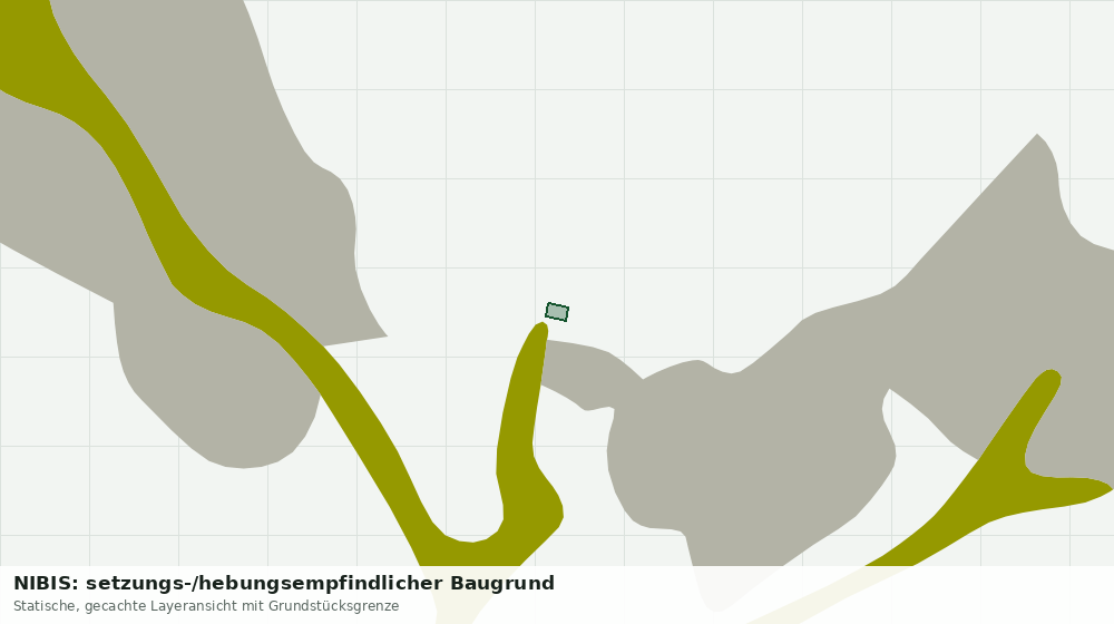 Statische Kartenansicht: NIBIS: setzungs-/hebungsempfindlicher Baugrund