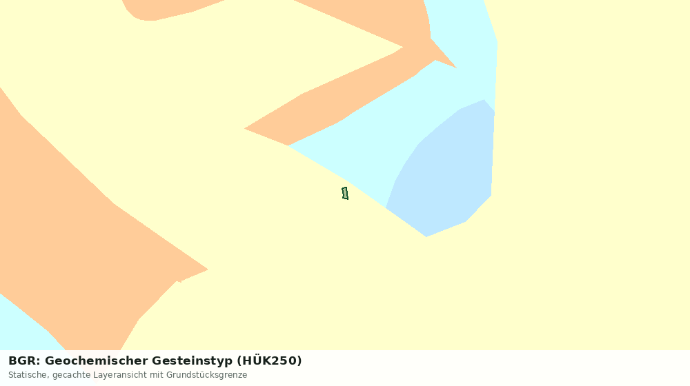 Statische Kartenansicht: BGR: Geochemischer Gesteinstyp (HÜK250)