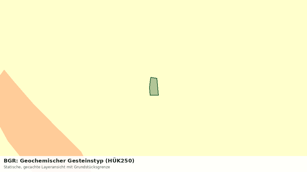 Statische Kartenansicht: BGR: Geochemischer Gesteinstyp (HÜK250)