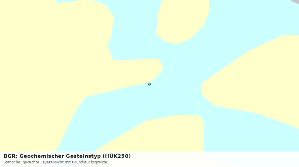 Statische Kartenansicht: BGR: Geochemischer Gesteinstyp (HÜK250)