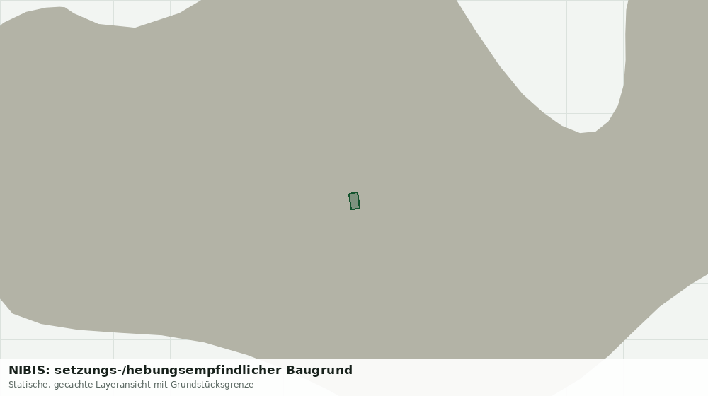 Statische Kartenansicht: NIBIS: setzungs-/hebungsempfindlicher Baugrund