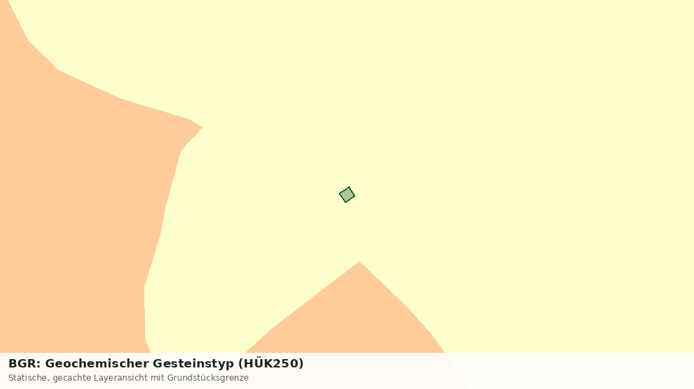 Statische Kartenansicht: BGR: Geochemischer Gesteinstyp (HÜK250)