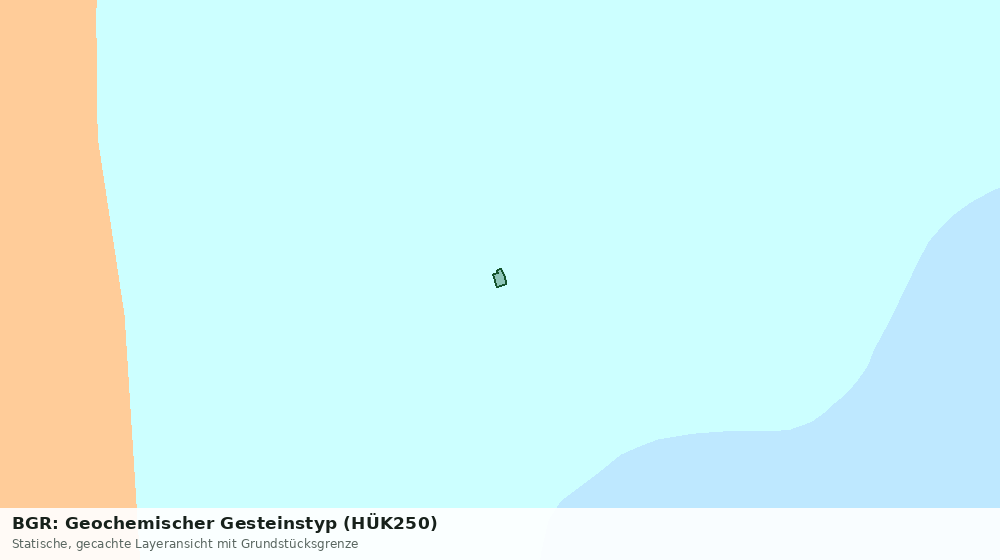 Statische Kartenansicht: BGR: Geochemischer Gesteinstyp (HÜK250)