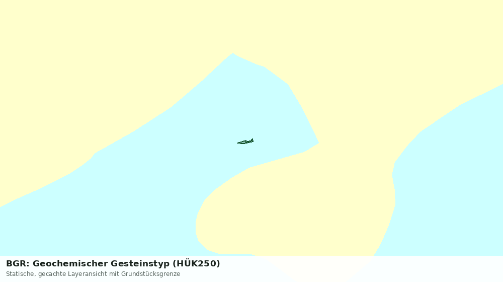 Statische Kartenansicht: BGR: Geochemischer Gesteinstyp (HÜK250)