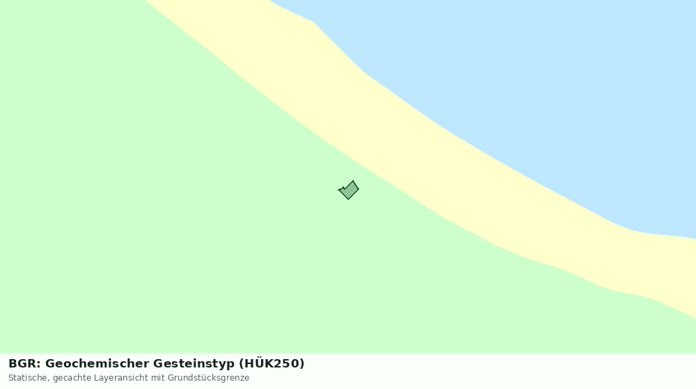 Statische Kartenansicht: BGR: Geochemischer Gesteinstyp (HÜK250)