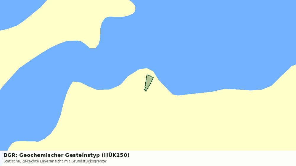 Statische Kartenansicht: BGR: Geochemischer Gesteinstyp (HÜK250)