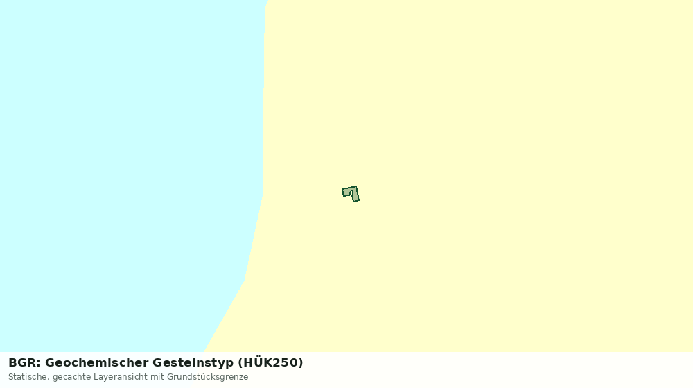 Statische Kartenansicht: BGR: Geochemischer Gesteinstyp (HÜK250)