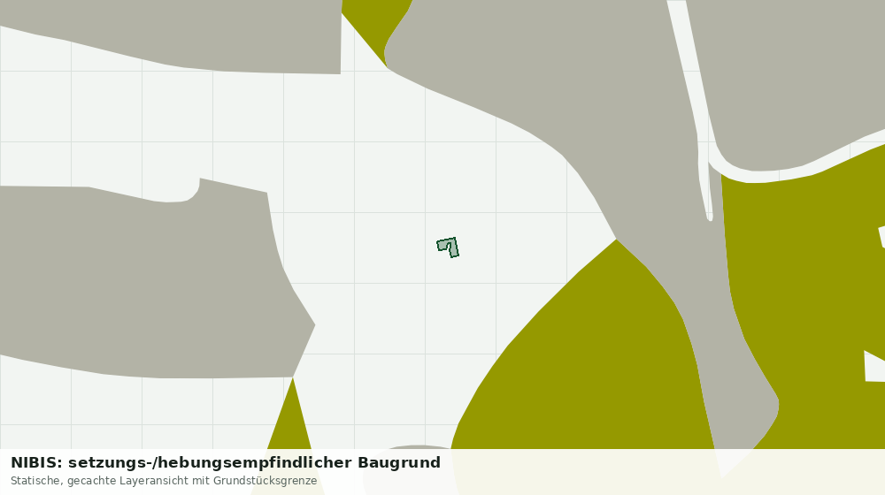 Statische Kartenansicht: NIBIS: setzungs-/hebungsempfindlicher Baugrund