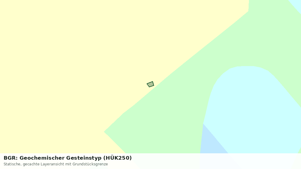 Statische Kartenansicht: BGR: Geochemischer Gesteinstyp (HÜK250)