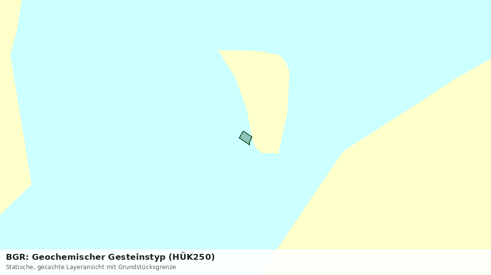Statische Kartenansicht: BGR: Geochemischer Gesteinstyp (HÜK250)