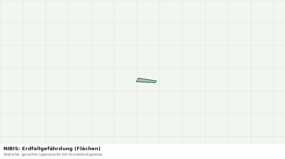 Statische Kartenansicht: NIBIS: Erdfallgefährdung (Flächen)