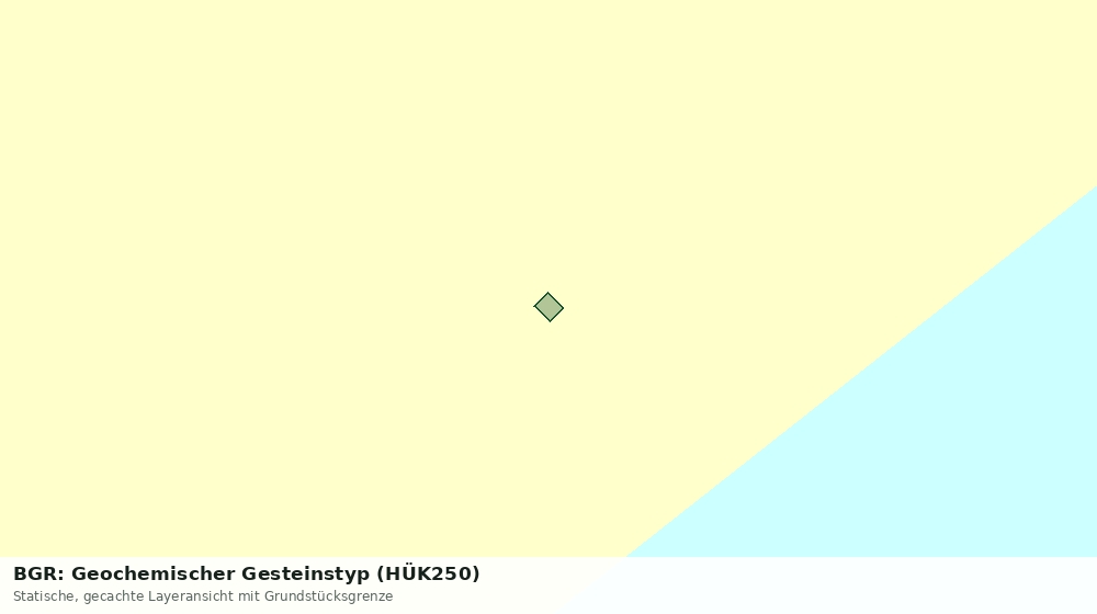 Statische Kartenansicht: BGR: Geochemischer Gesteinstyp (HÜK250)