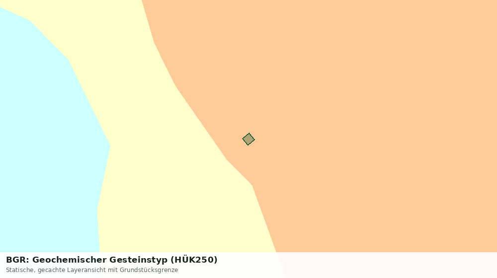 Statische Kartenansicht: BGR: Geochemischer Gesteinstyp (HÜK250)