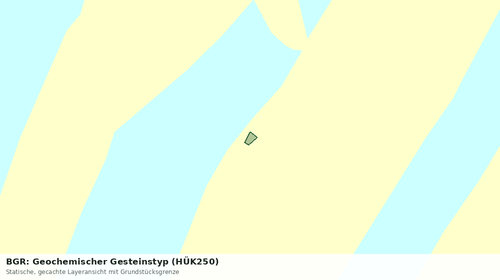Statische Kartenansicht: BGR: Geochemischer Gesteinstyp (HÜK250)