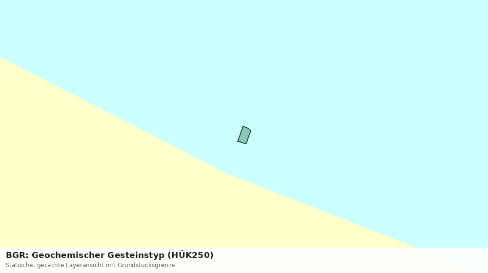 Statische Kartenansicht: BGR: Geochemischer Gesteinstyp (HÜK250)