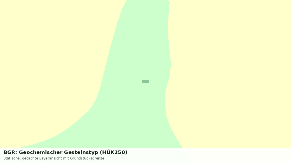 Statische Kartenansicht: BGR: Geochemischer Gesteinstyp (HÜK250)