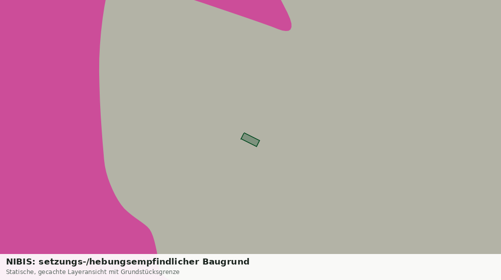 Statische Kartenansicht: NIBIS: setzungs-/hebungsempfindlicher Baugrund
