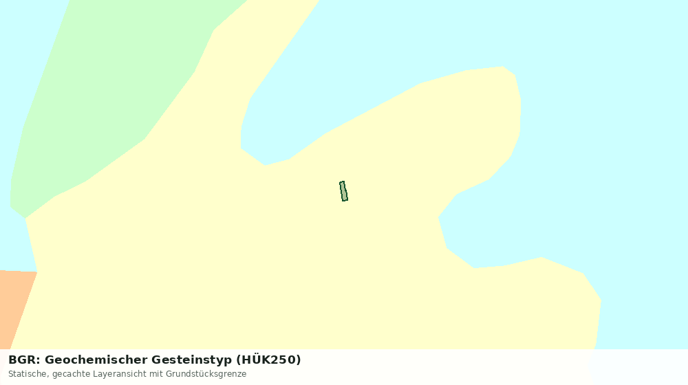 Statische Kartenansicht: BGR: Geochemischer Gesteinstyp (HÜK250)