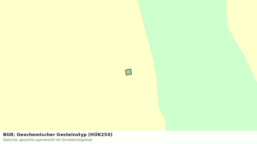 Statische Kartenansicht: BGR: Geochemischer Gesteinstyp (HÜK250)