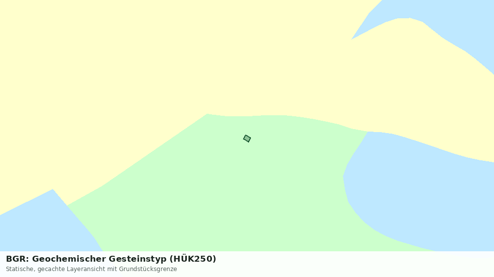 Statische Kartenansicht: BGR: Geochemischer Gesteinstyp (HÜK250)