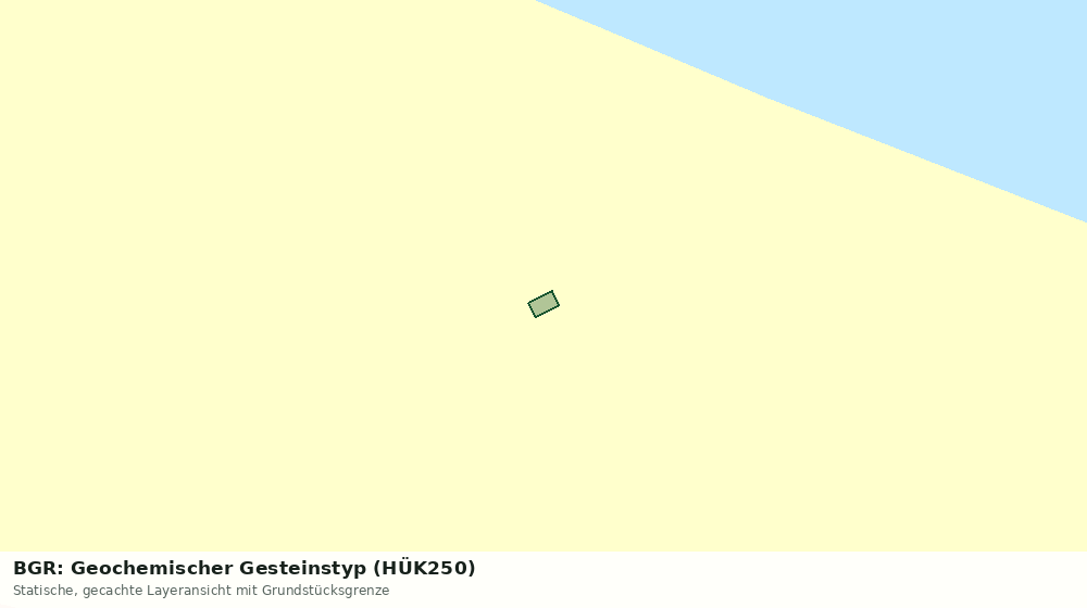 Statische Kartenansicht: BGR: Geochemischer Gesteinstyp (HÜK250)