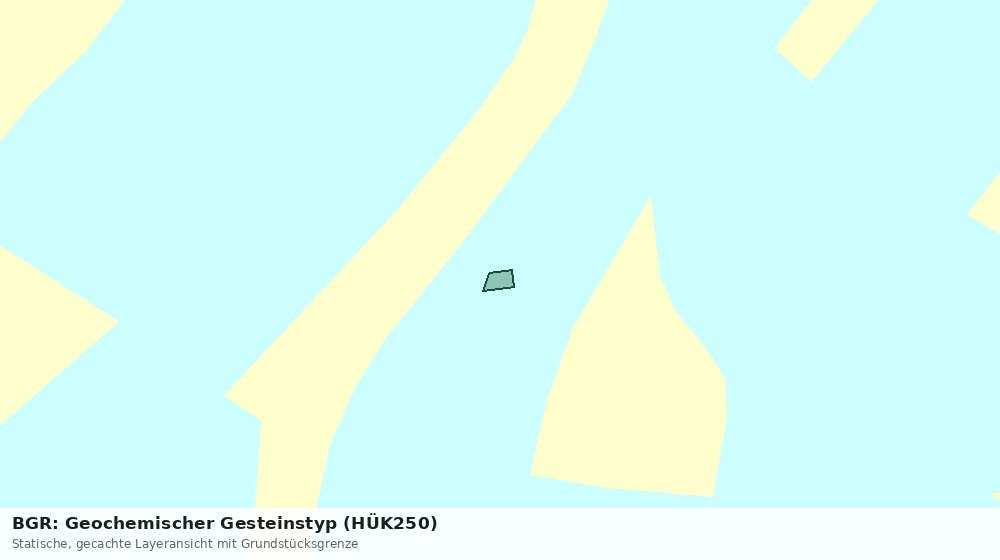 Statische Kartenansicht: BGR: Geochemischer Gesteinstyp (HÜK250)