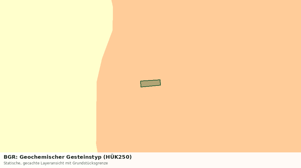 Statische Kartenansicht: BGR: Geochemischer Gesteinstyp (HÜK250)