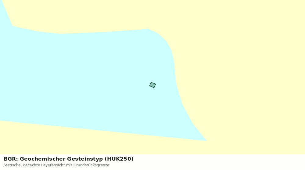 Statische Kartenansicht: BGR: Geochemischer Gesteinstyp (HÜK250)