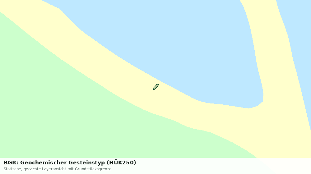 Statische Kartenansicht: BGR: Geochemischer Gesteinstyp (HÜK250)