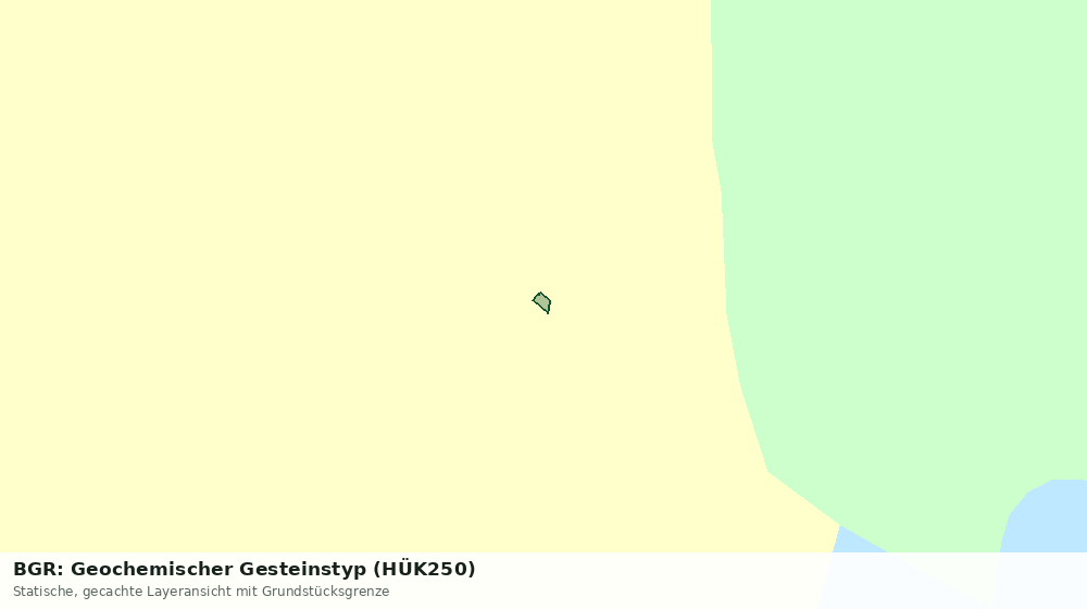Statische Kartenansicht: BGR: Geochemischer Gesteinstyp (HÜK250)