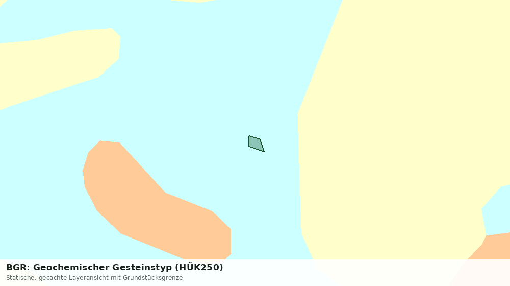 Statische Kartenansicht: BGR: Geochemischer Gesteinstyp (HÜK250)