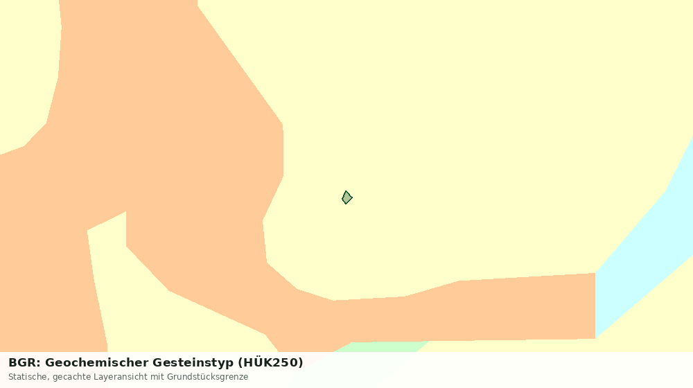 Statische Kartenansicht: BGR: Geochemischer Gesteinstyp (HÜK250)