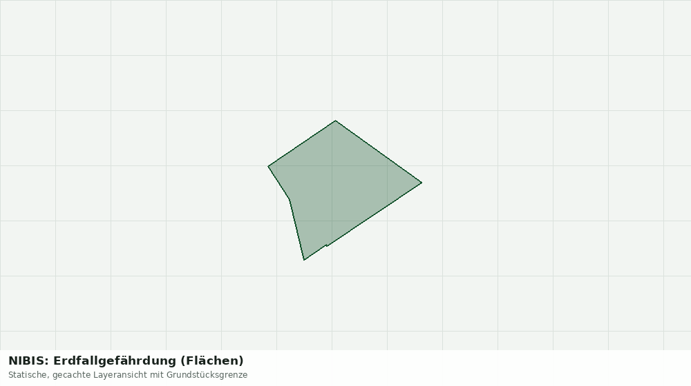 Statische Kartenansicht: NIBIS: Erdfallgefährdung (Flächen)
