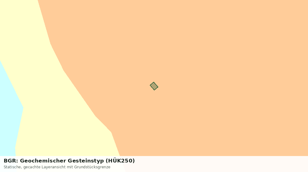 Statische Kartenansicht: BGR: Geochemischer Gesteinstyp (HÜK250)