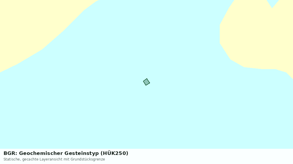 Statische Kartenansicht: BGR: Geochemischer Gesteinstyp (HÜK250)