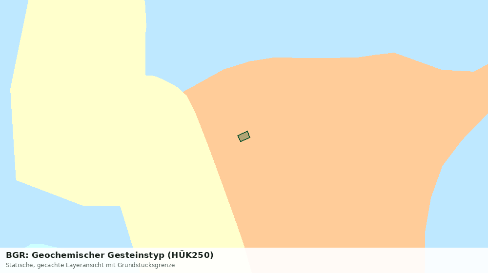 Statische Kartenansicht: BGR: Geochemischer Gesteinstyp (HÜK250)