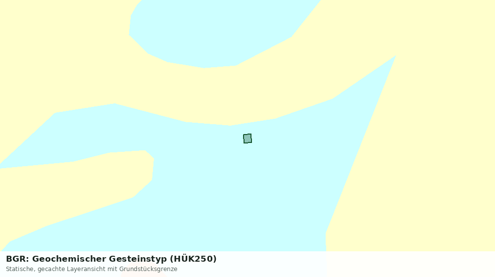 Statische Kartenansicht: BGR: Geochemischer Gesteinstyp (HÜK250)
