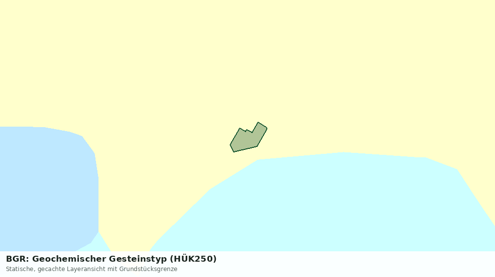 Statische Kartenansicht: BGR: Geochemischer Gesteinstyp (HÜK250)