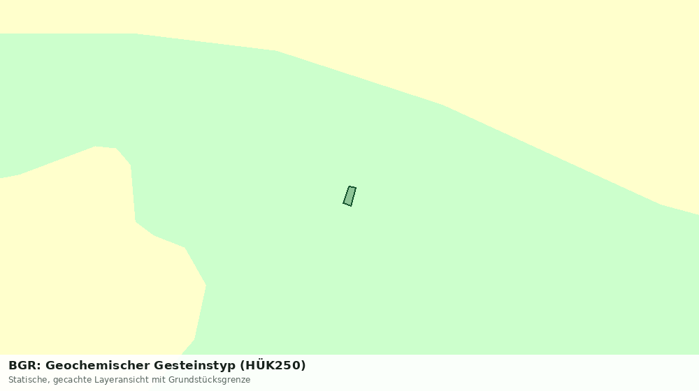 Statische Kartenansicht: BGR: Geochemischer Gesteinstyp (HÜK250)