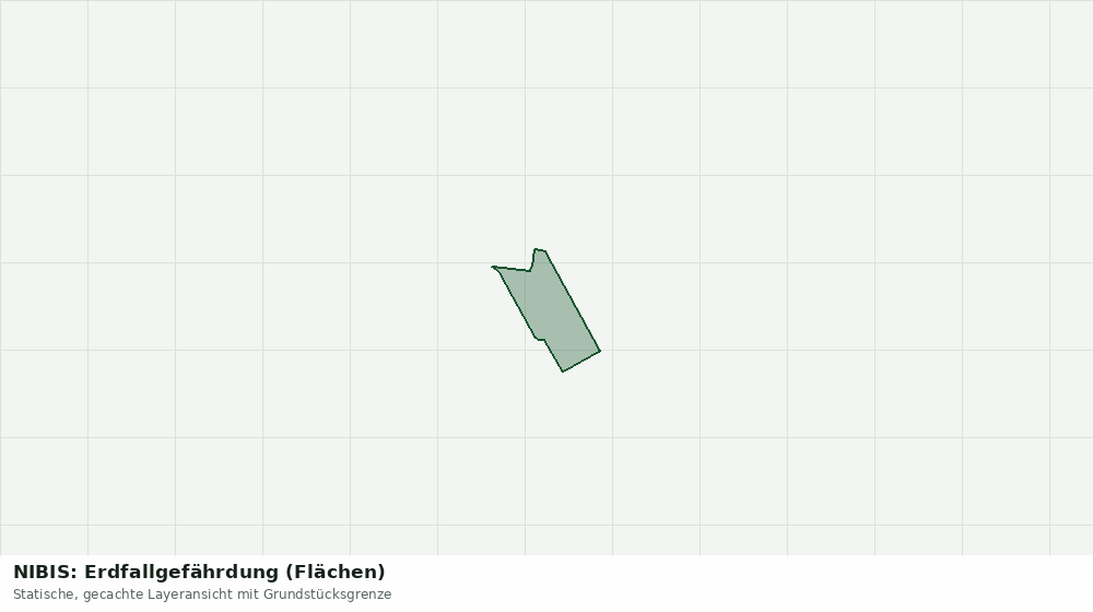 Statische Kartenansicht: NIBIS: Erdfallgefährdung (Flächen)