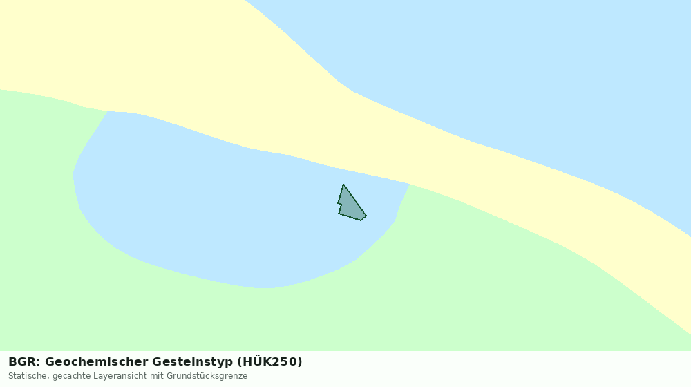 Statische Kartenansicht: BGR: Geochemischer Gesteinstyp (HÜK250)