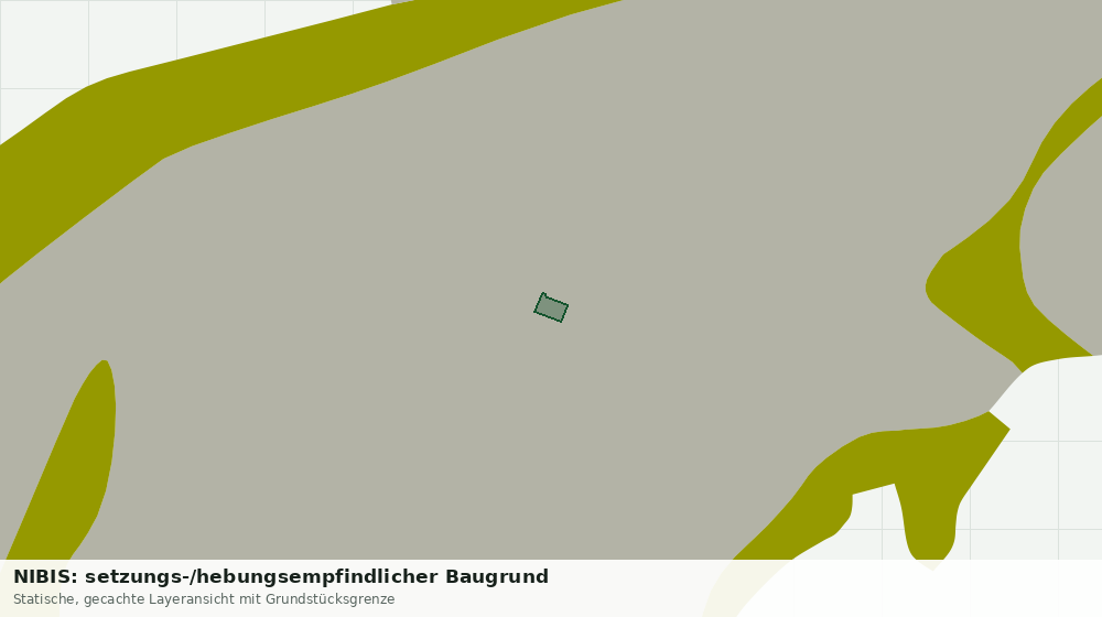 Statische Kartenansicht: NIBIS: setzungs-/hebungsempfindlicher Baugrund