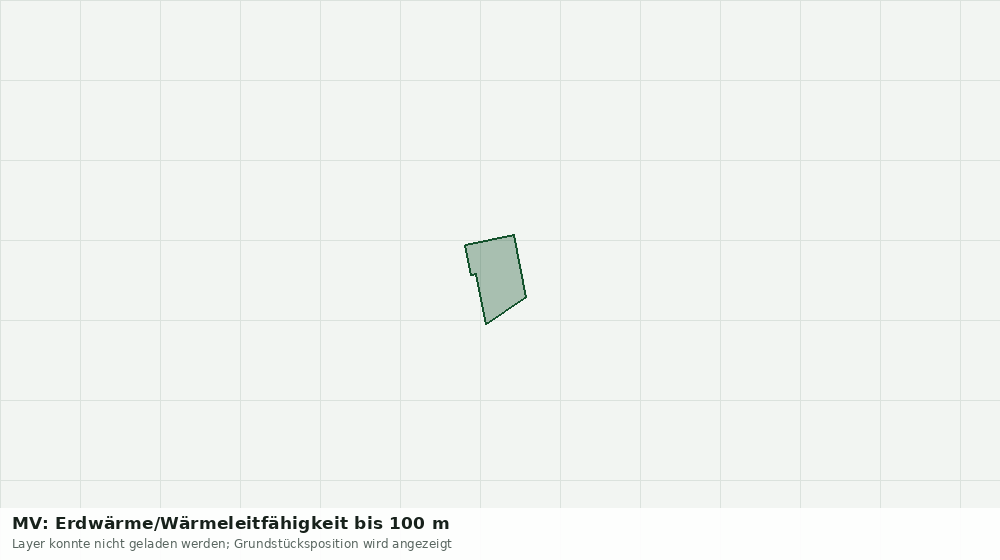Statische Kartenansicht: MV: Erdwärme/Wärmeleitfähigkeit bis 100 m