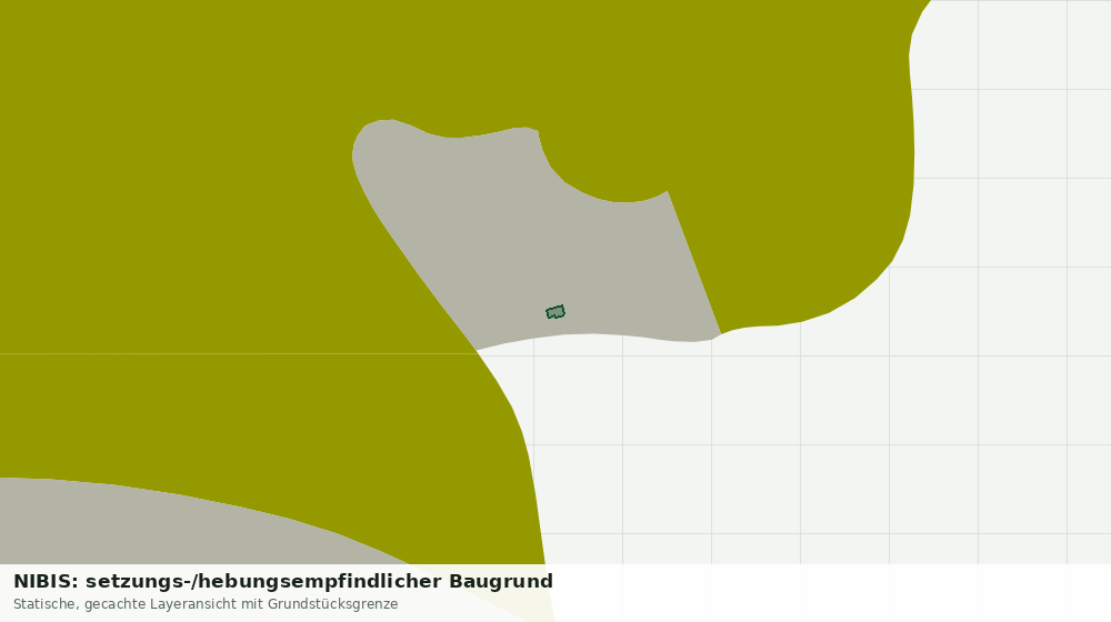 Statische Kartenansicht: NIBIS: setzungs-/hebungsempfindlicher Baugrund