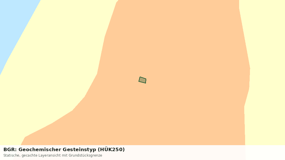 Statische Kartenansicht: BGR: Geochemischer Gesteinstyp (HÜK250)