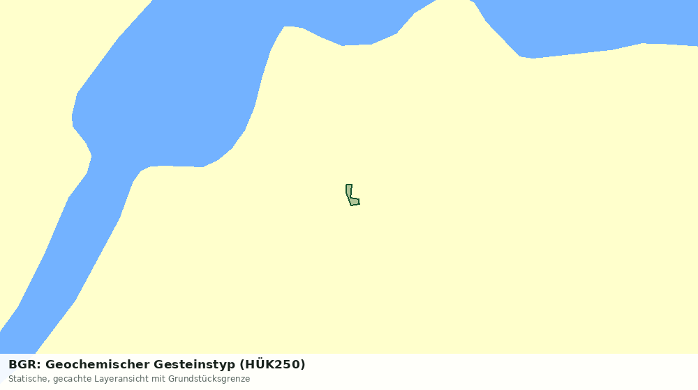 Statische Kartenansicht: BGR: Geochemischer Gesteinstyp (HÜK250)
