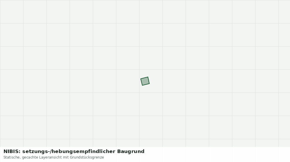 Statische Kartenansicht: NIBIS: setzungs-/hebungsempfindlicher Baugrund