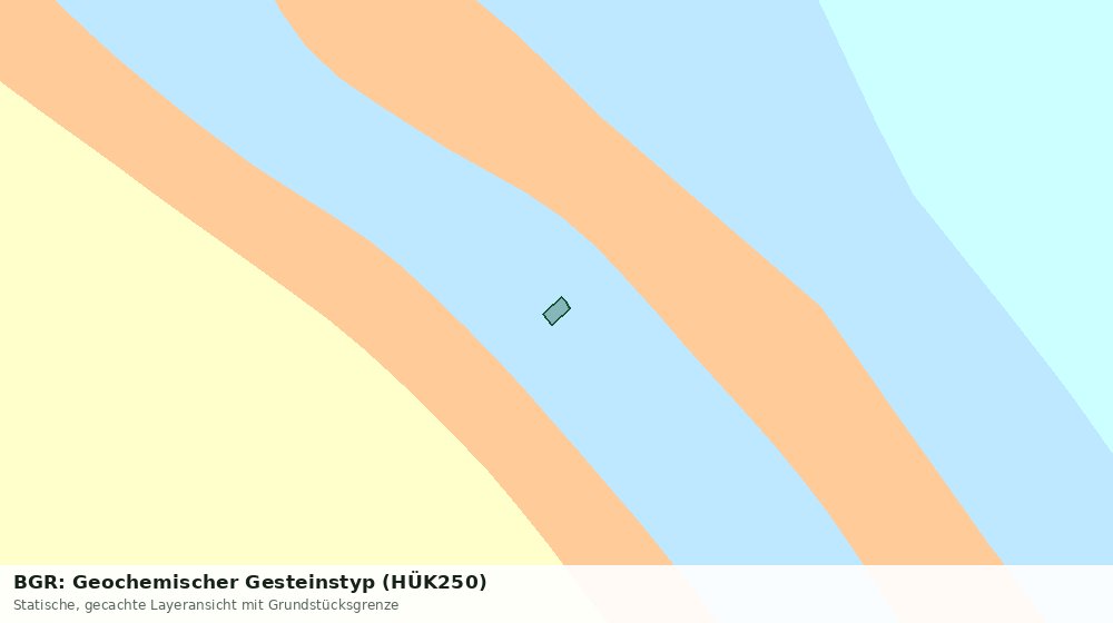 Statische Kartenansicht: BGR: Geochemischer Gesteinstyp (HÜK250)