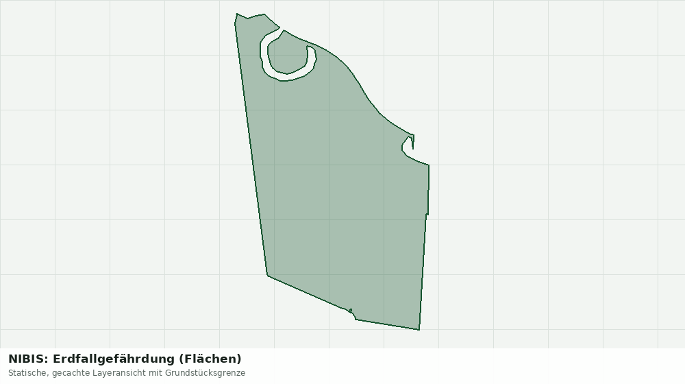Statische Kartenansicht: NIBIS: Erdfallgefährdung (Flächen)